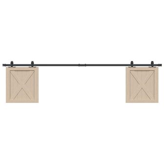 Ophangset voor schuifdeur 213 cm koolstofstaal 1