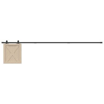 Ophangset voor schuifdeur 244 cm koolstofstaal 1
