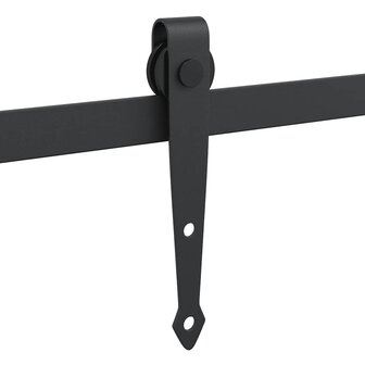 Ophangset voor schuifdeur 213 cm koolstofstaal 9