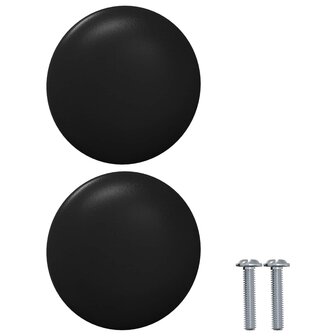 Handvat 2 pcs Zwart &Oslash;30 mm Aluminium 5