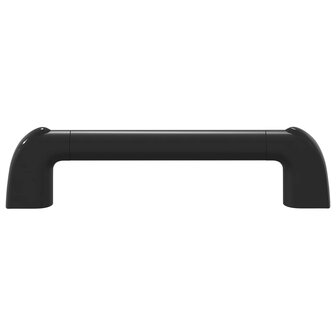 Handvat Effen 2 pcs Zwart 380 x 34 x 85 mm Aluminium en PP 4