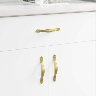 Handvat 12 pcs Goud 143 x 19,2 x 20 mm Zinklegering 1