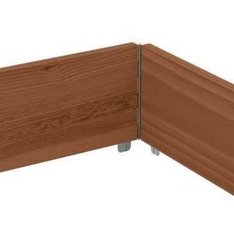 Palletopzetrand 150x100 cm massief grenenhout bruin 5