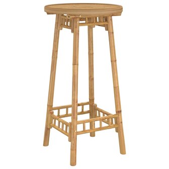 Bartafel voor buiten Rond &Oslash;55x100 cm bamboe 2
