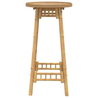 Bartafel voor buiten Rond &Oslash;55x100 cm bamboe 6