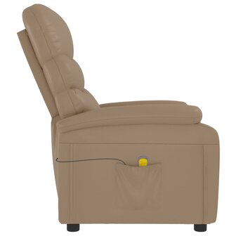 Massagestoel kunstleer cappuccinokleurig 5