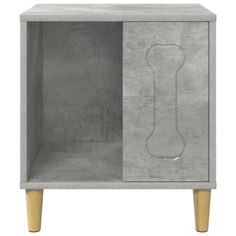 Hondenhuis Beton 44 x 42 x 49 cm Bewerkt hout 5