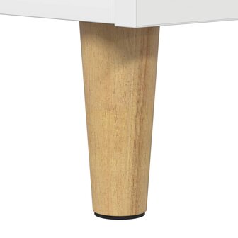 Hondenhuis Glanzend Wit 44 x 42 x 49 cm Bewerkt hout 9