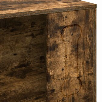 Hondenhuis Gerookt eiken 44 x 42 x 49 cm Bewerkt hout 8