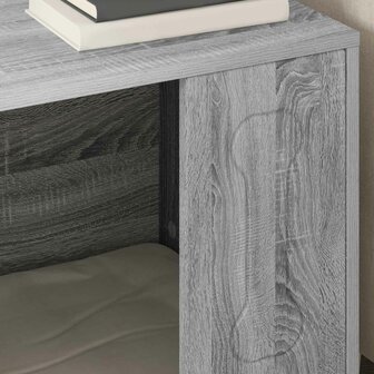 Hondenhuis Grijs Sonoma 44 x 42 x 49 cm Bewerkt hout 4