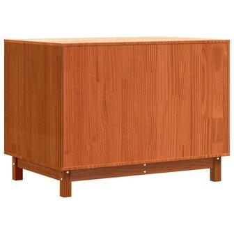 Hondenhuis Wasbruin 100 x 70 x 70 cm Massief grenenhout 7