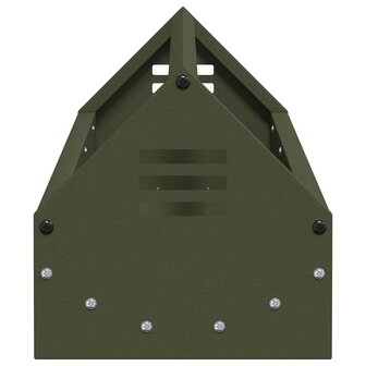 Kippenvoerbak Olijf Groen 108 x 20,5 x 20 cm 6