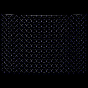 Kerstnetverlichting 544 LED&amp;apos;s binnen en buiten 4x4 m blauw 4
