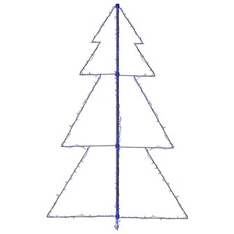 Kegelkerstboom 200 LED&amp;apos;s binnen en buiten 98x150 cm 6