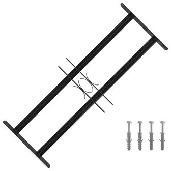 Raamhekwerk Zwart 76 x 30 cm Gepoedercoat staal 1