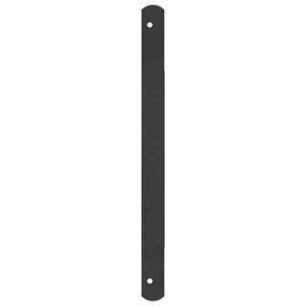 Raamhekwerk Zwart 116 x 45 cm Gepoedercoat staal 3