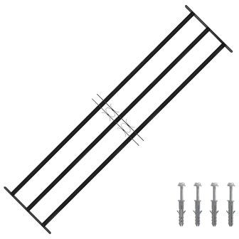 Raamhekwerk Zwart 174 x 45 cm Gepoedercoat staal 1