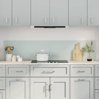 Keuken Spatscherm 2 pcs Wit 90 x 40 cm gehard glas 1