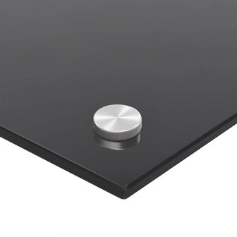 Keuken Spatscherm 2 pcs Zwart 90 x 40 cm gehard glas 6