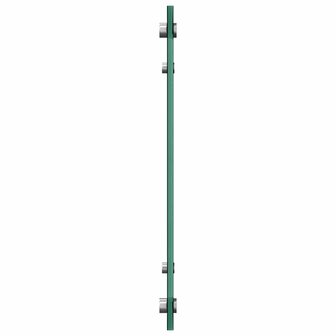 Keuken Achterwand 2 pcs Zwart 80 x 40 cm gehard glas 5