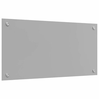 Keuken Spatscherm Lichtgrijs 80 x 40 cm gehard glas 4