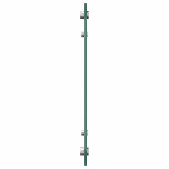 Keuken Spatscherm Lichtgrijs 90 x 40 cm gehard glas 3