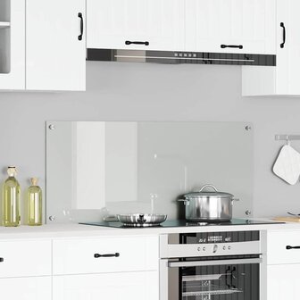 Keuken Spatscherm Doorzichtig 120 x 50 cm gehard glas 1