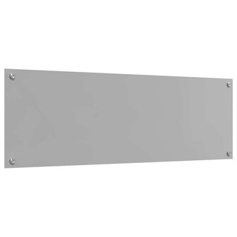 Keuken Spatscherm Lichtgrijs 120 x 40 cm gehard glas 4