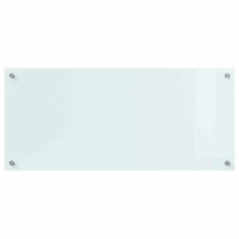 Keuken Achterwand Wit 90 x 40 cm gehard glas 4