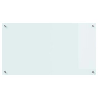 Keuken Achterwand Wit 90 x 50 cm gehard glas 4