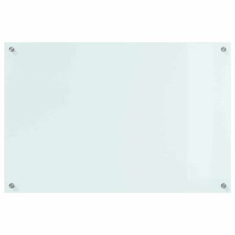 Keuken Achterwand Wit 90 x 60 cm gehard glas 4
