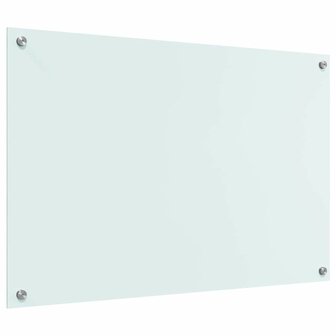 Keuken Achterwand Wit 90 x 60 cm gehard glas 6