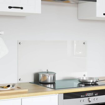 Keuken Achterwand Doorzichtig 80 x 40 cm gehard glas 3