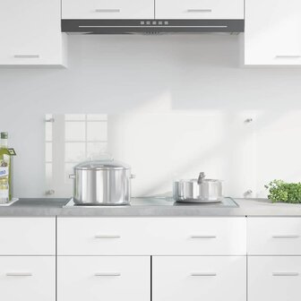 Keuken Achterwand Doorzichtig 100 x 40 cm gehard glas 3