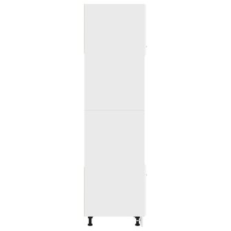 Magnetronkast Lyon 60x57x207 cm bewerkt hout wit 7