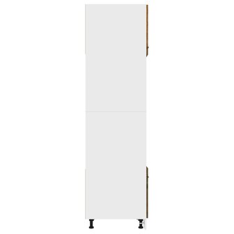 Magnetronkast Lyon 60x57x207 cm bewerkt hout gerookt eiken 6