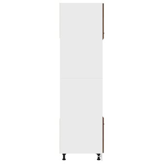 Magnetronkast Lyon 60x57x207 cm bewerkt hout bruin eikenkleur 6
