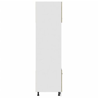 Magnetronkast Lyon 60x57x207 cm bewerkt hout sonoma eikenkleurig 6