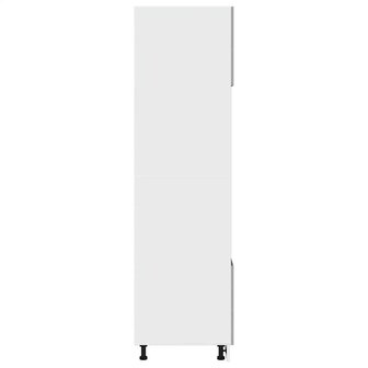 Magnetronkast Lyon 60x57x207 cm bewerkt hout betongrijs 6