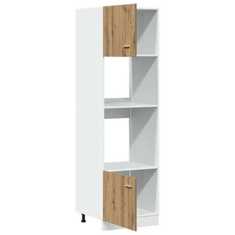 Magnetronkast Lyon 60x57x207 cm bewerkt hout ambachtelijk eiken 4
