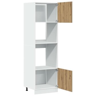 Magnetronkast Lyon 60x57x207 cm bewerkt hout ambachtelijk eiken 5