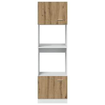 Magnetronkast Lyon 60x57x207 cm bewerkt hout ambachtelijk eiken 6