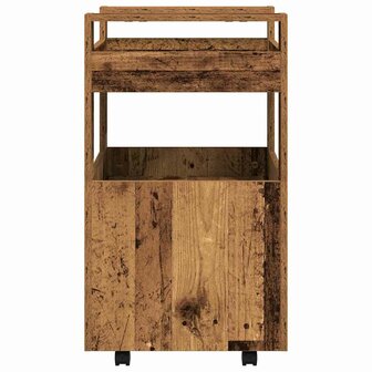 Keukentrolley Oud hout 60 x 45 x 80 cm Bewerkt hout 7