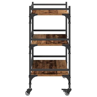 Keukentrolley Oud Hout 50 x 35 x 75.5 cm Bewerkt hout 7