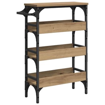 Keukentrolley Artisan Eiken 53 x 20 x 76 cm Bewerkt hout 5