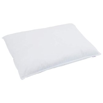 Hoofdkussen met kussen Wit 40 x 60 cm Veren 3
