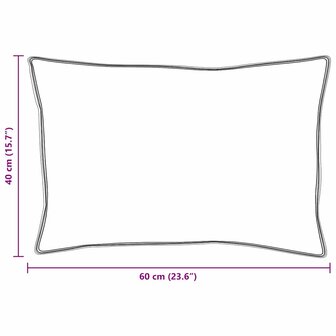 Hoofdkussen met kussen Wit 40 x 60 cm Veren 9