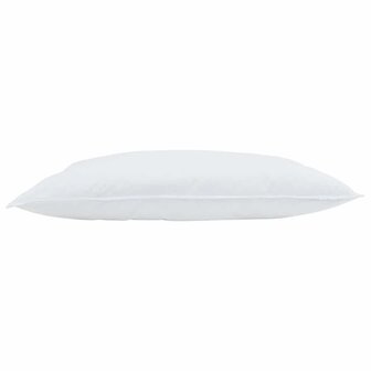 Hoofdkussen met kussen Wit 40 x 80 cm Veren 4
