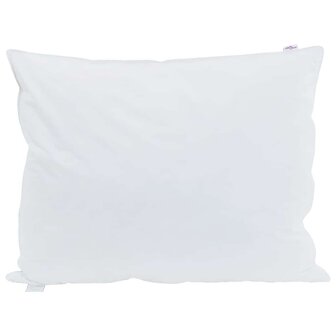 Hoofdkussen met kussen 2 pcs Wit 40 x 60 cm Veren 2