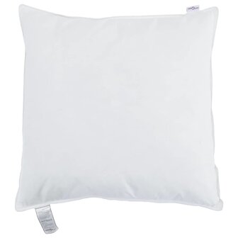 Hoofdkussen met kussen 2 pcs Wit 50 x 50 cm Veren 6